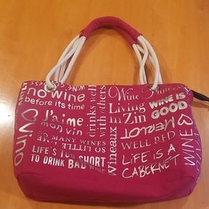 Wine themed bag
